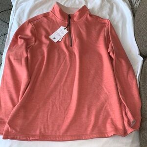 BNWT  TAHARI Half Zip Pull Over Fleece Lined Beautiful Unisex